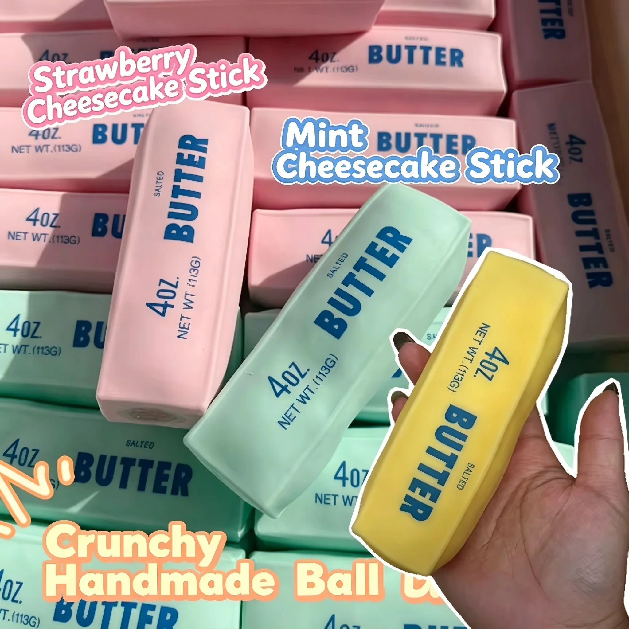 Butter Stick Stress Reliever